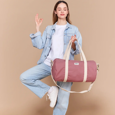 Sac polochon Simon - Rose Blush