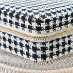 Boîte à Bijoux de voyage Corinne - Pied-de-poule Noir