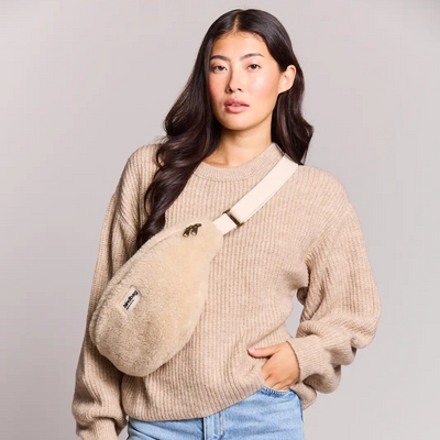 Banane Sasha - Fourrure beige