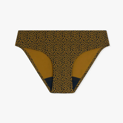 Culotte menstruelle SÉLÉNÉ - Flux moyen - Léopard