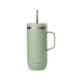 Mug isotherme inox avec anse 600ml - Vert Tilleul