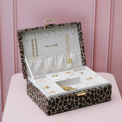 Boîte à bijoux Louise - Léopard