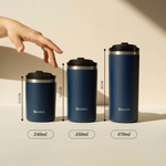 Travel Mug isotherme inox 350ml - Rose pastel