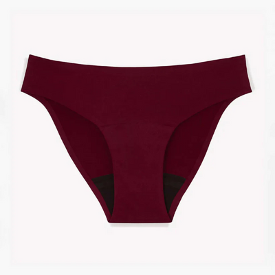 Culotte menstruelle SÉLÉNÉ - Flux moyen - Carmin