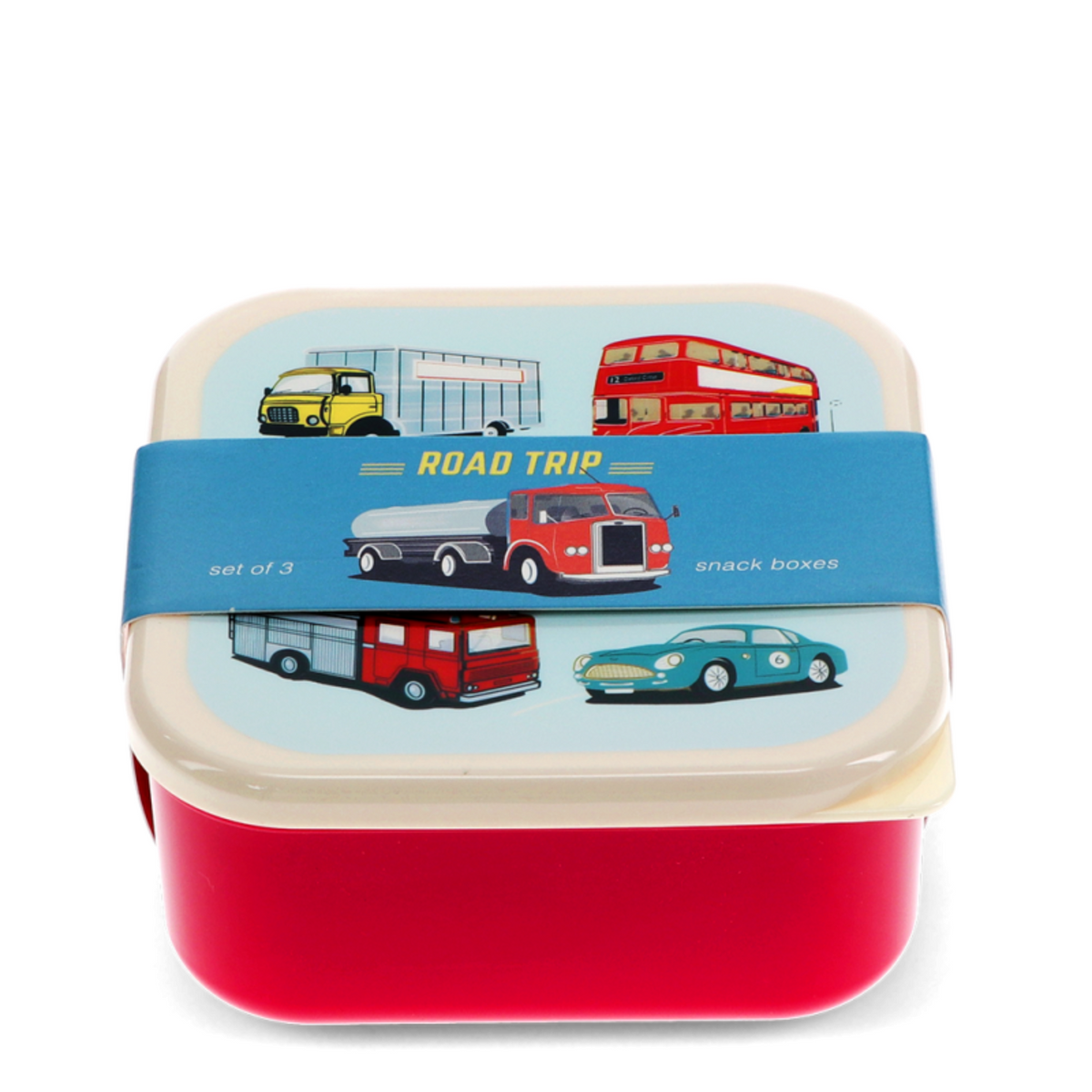 Set de 3 Boîtes Snack "Road Trip"