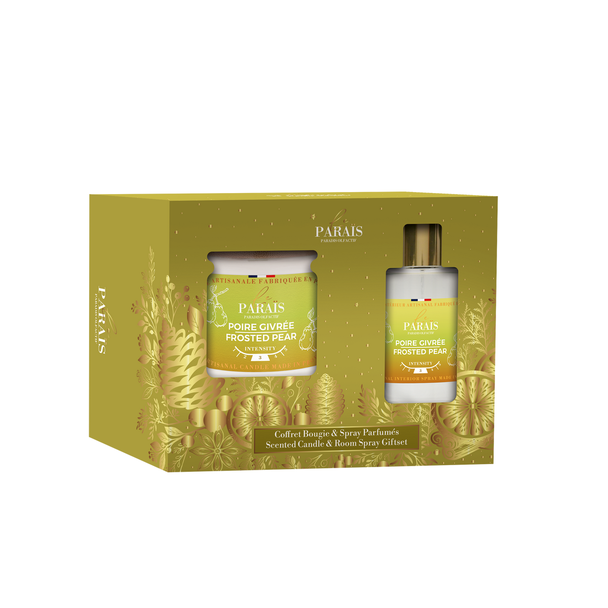 Coffret Noël 300ml & Diffuseur 100ml Poire Givré