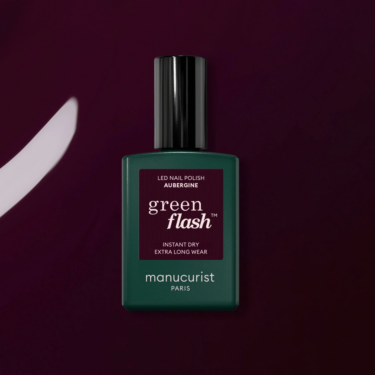 Vernis Green Flash - Aubergine