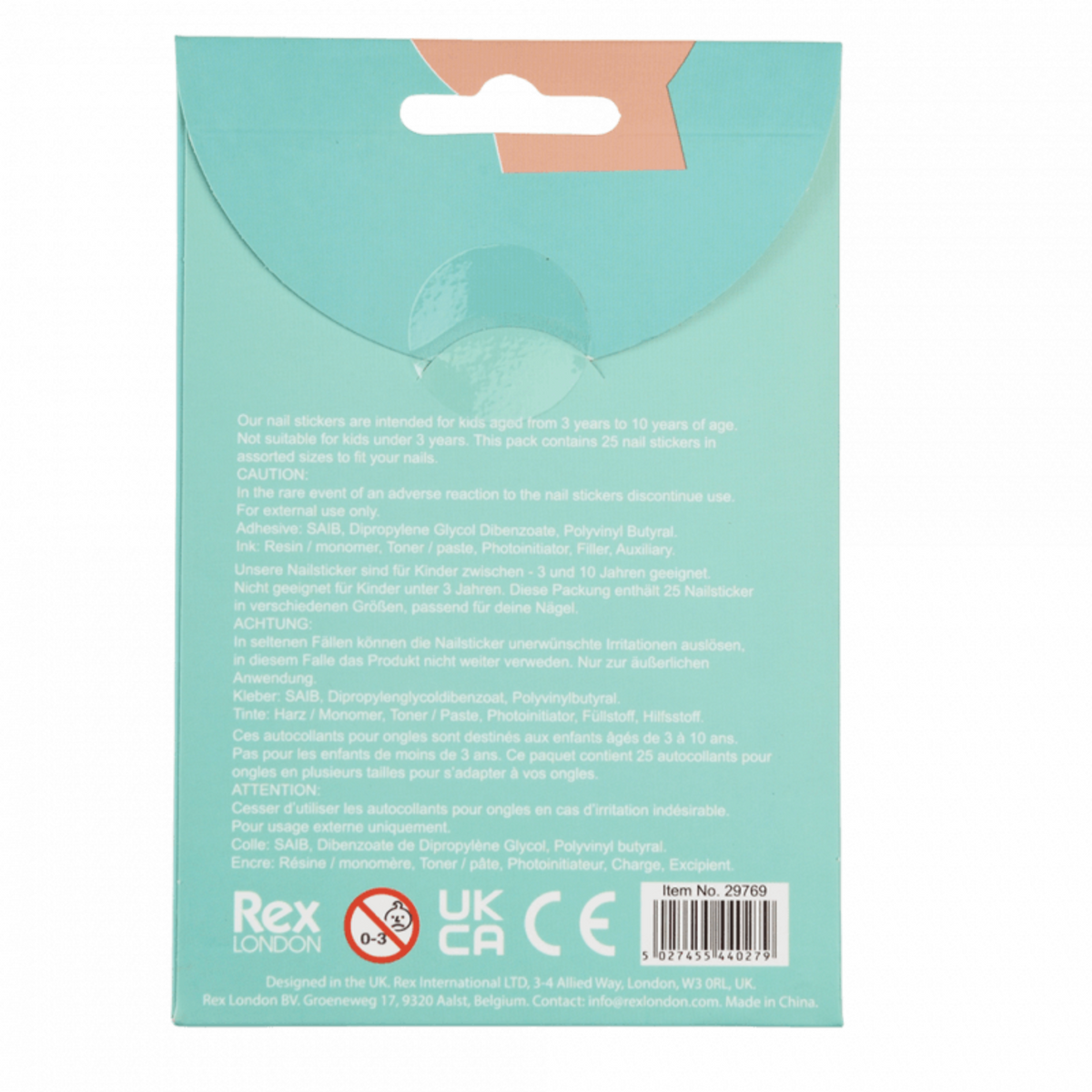 Stickers pour Ongles Top Banana