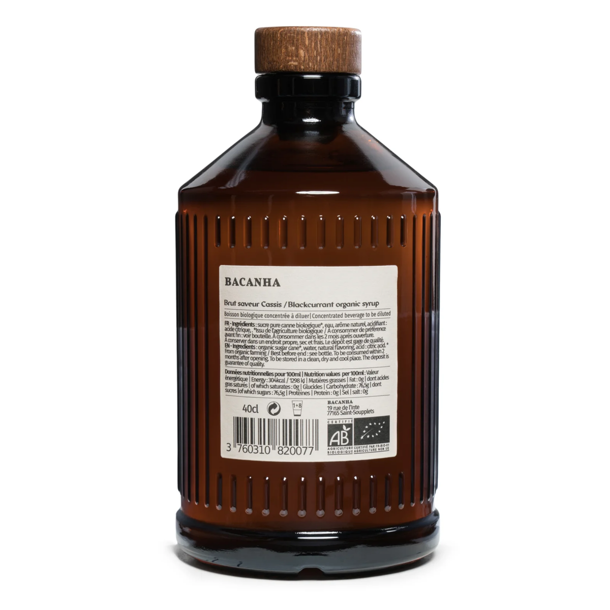 Sirop BIO - Cassis
