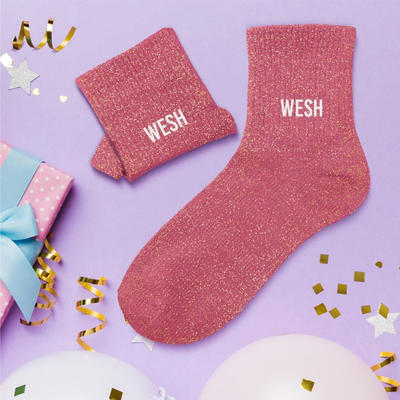 Chaussettes Wesh TU - Rose