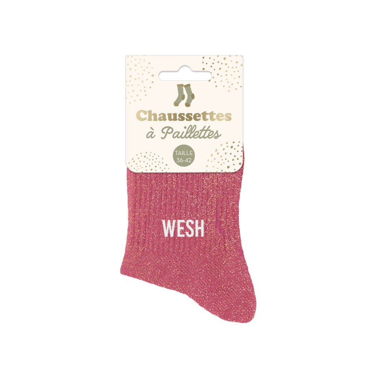 Chaussettes Wesh TU - Rose
