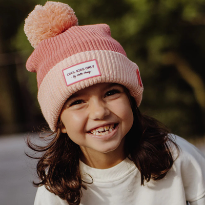Bonnet Color Block Blush - 2-5 ANS