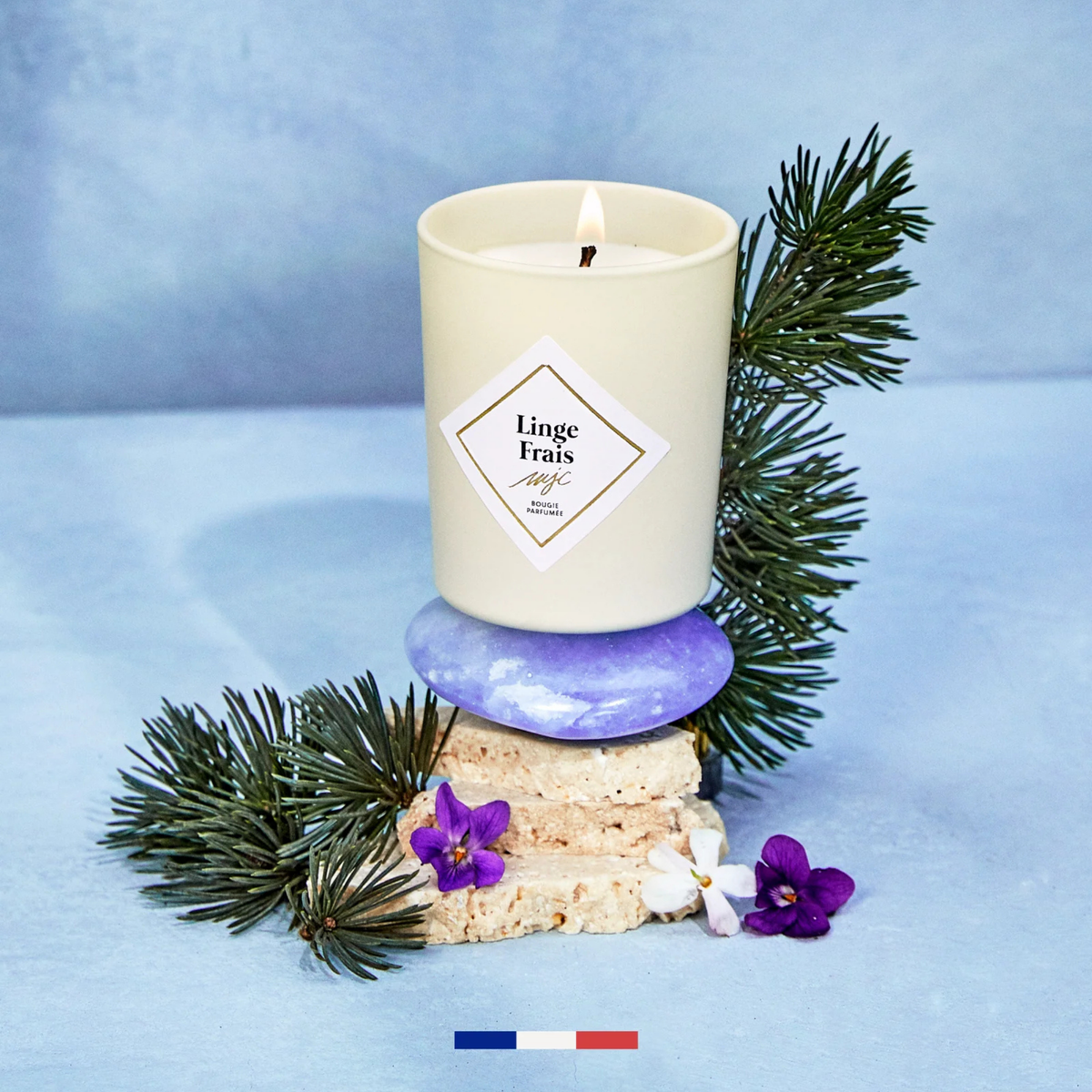 Bougie parfumée - Linge Frais