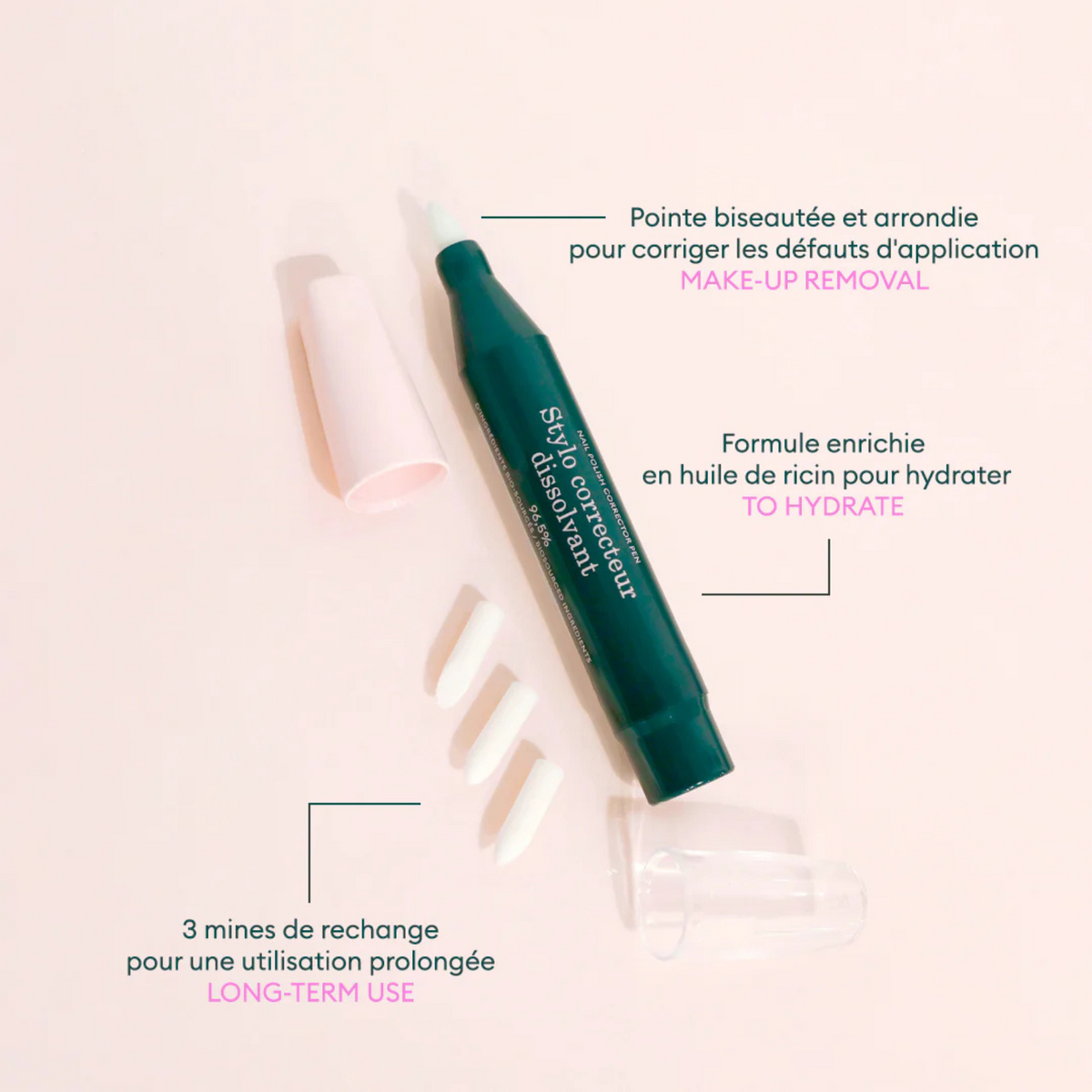 Stylo effaceur vernis