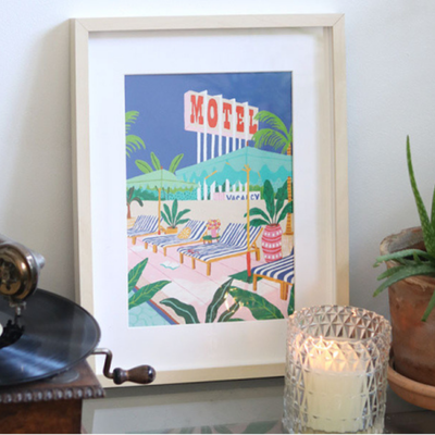 Coffret peinture au numéro - Petit Pinceau - The Motel Pool
