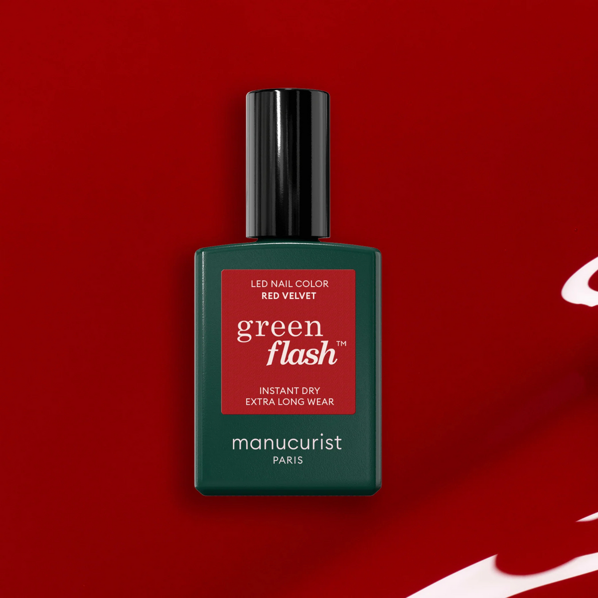 Vernis Green Flash - Red Velvet