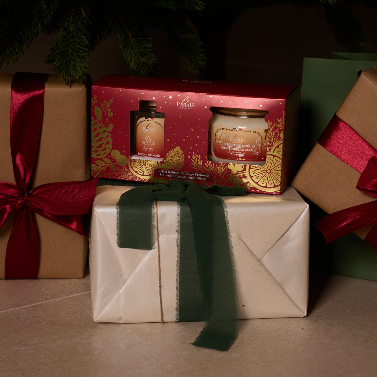 Coffret Noël 300ml & Diffuseur 100ml Biscuit de Noël