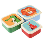 Set de 3 Boîtes Snack "Colourful Creatures"