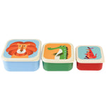 Set de 3 Boîtes Snack "Colourful Creatures"
