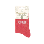 Chaussettes Fofolle TU - Rouge