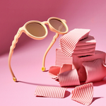 Lunettes de Soleil Ovales Bébé – Sable du Désert