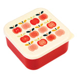 Set de 3 Boîtes Snack "Vintage Apple"