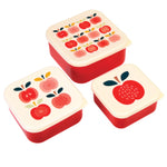 Set de 3 Boîtes Snack "Vintage Apple"