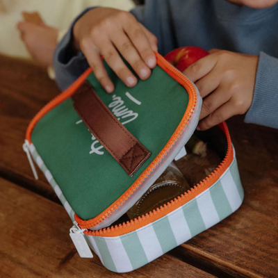 Sac Goûter - Green Stripes