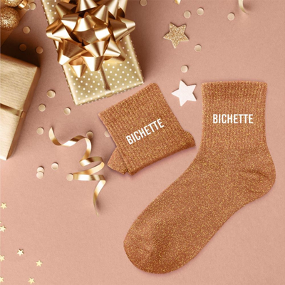 Chaussettes Bichette TU - Marron