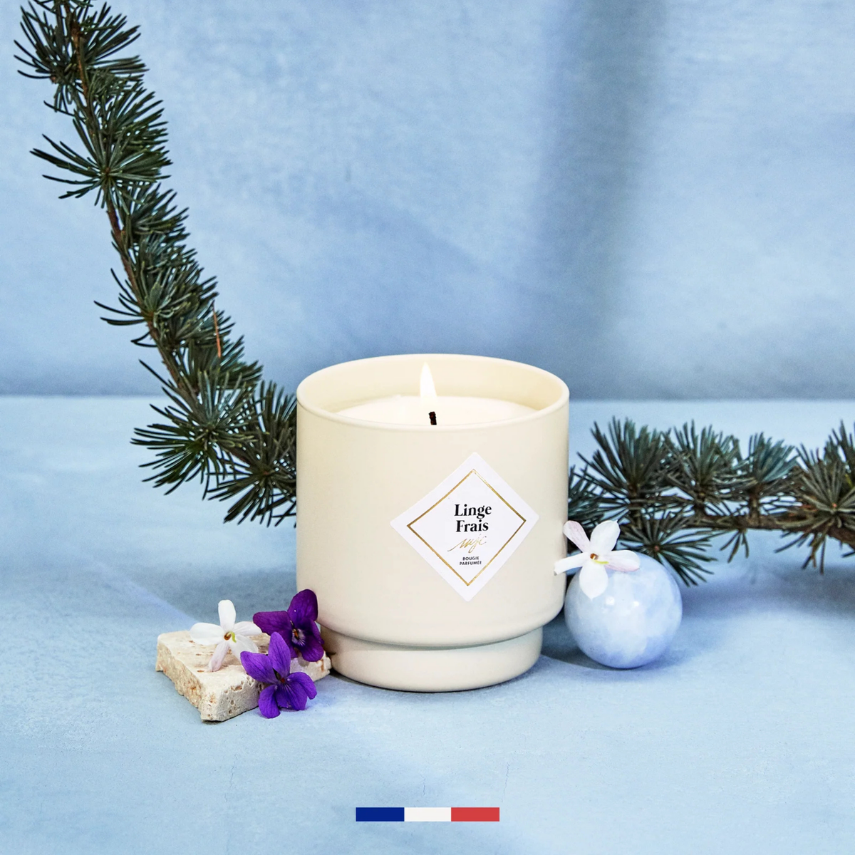 Bougie parfumée - Linge Frais