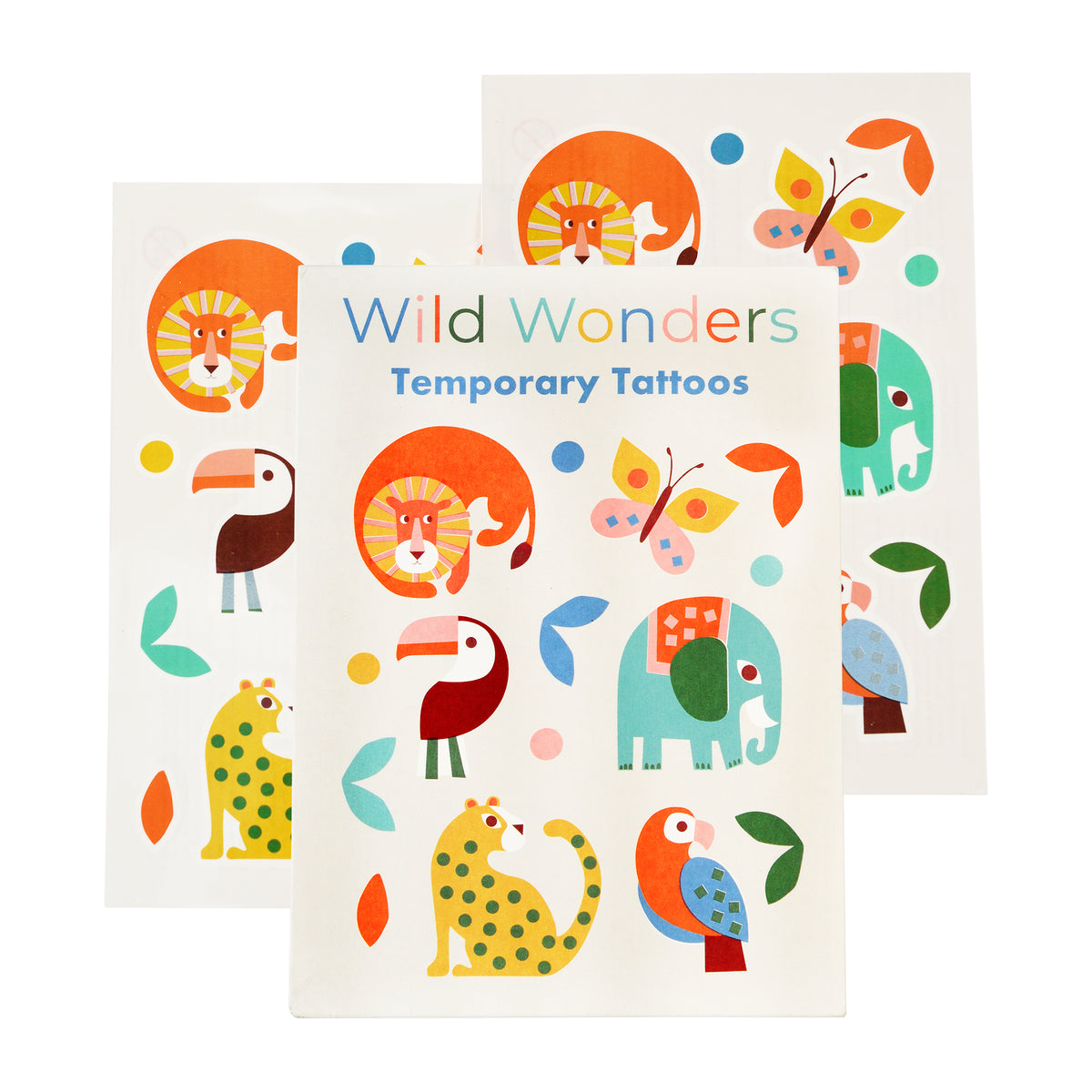 Tatouages éphémères Wild Wonders