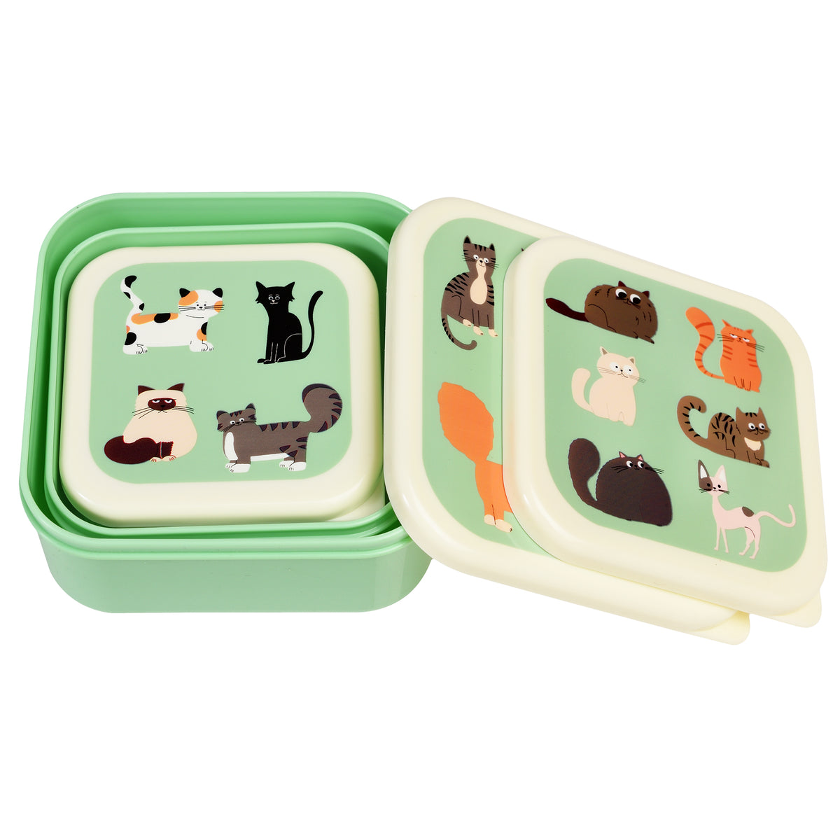 Set de 3 Boîtes "Snack Nine Lives"