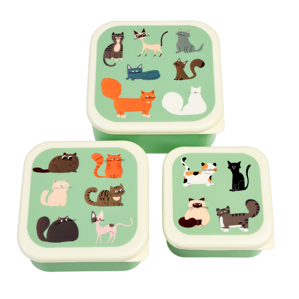 Set de 3 Boîtes "Snack Nine Lives"