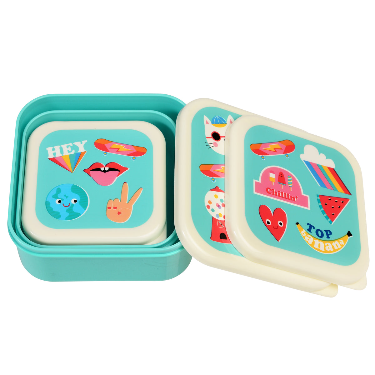 Set de 3 Boîtes Snack "Cooltobekind"