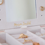 Boîte à bijoux Brigitte - Lin Beige
