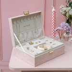 Boîte à bijoux Louise - Lin Rose