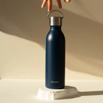 Bouteille isotherme ACTIVE inox 600ml - Bleu marine mat - avec anse