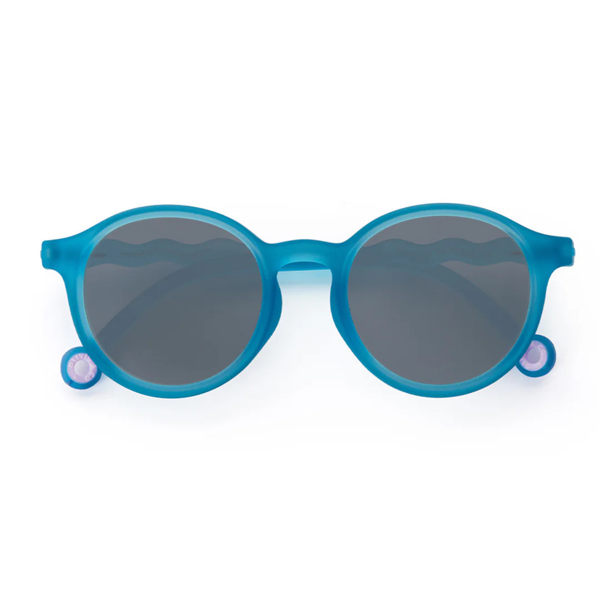 Lunettes de Soleil Ovales Junior - Bleu Récif