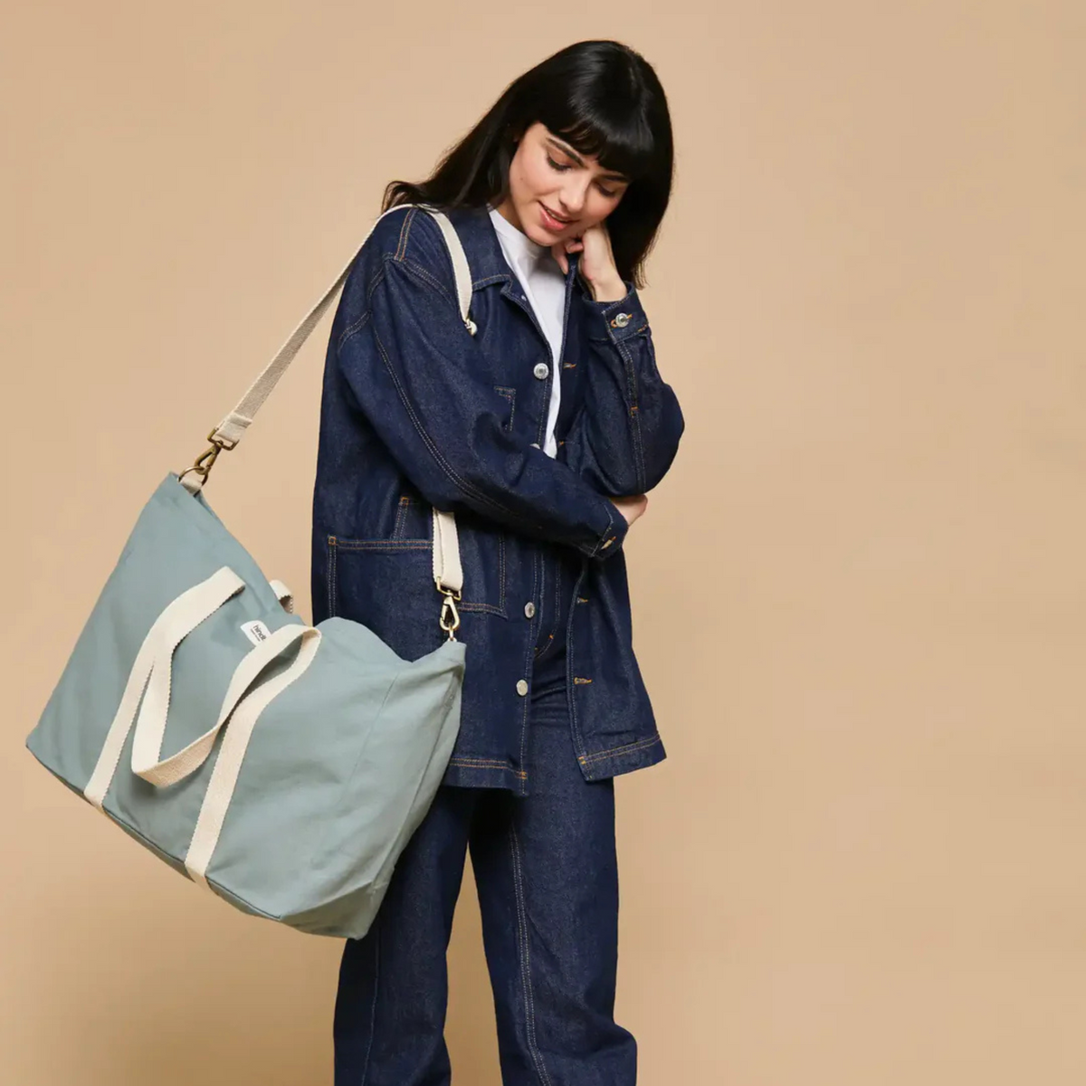 Sac weekend Jean - Sauge