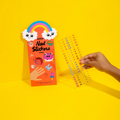 Stickers ongles enfants - Kawaii