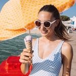 Lunettes de soleil Ovales Adulte et Adolescent - Vanilla Brownie