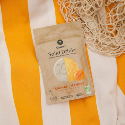 Solid Drinks BIO Ananas & Mangue - Vitamine C - Sans sucres