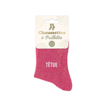 Chaussettes Têtue TU - Rose