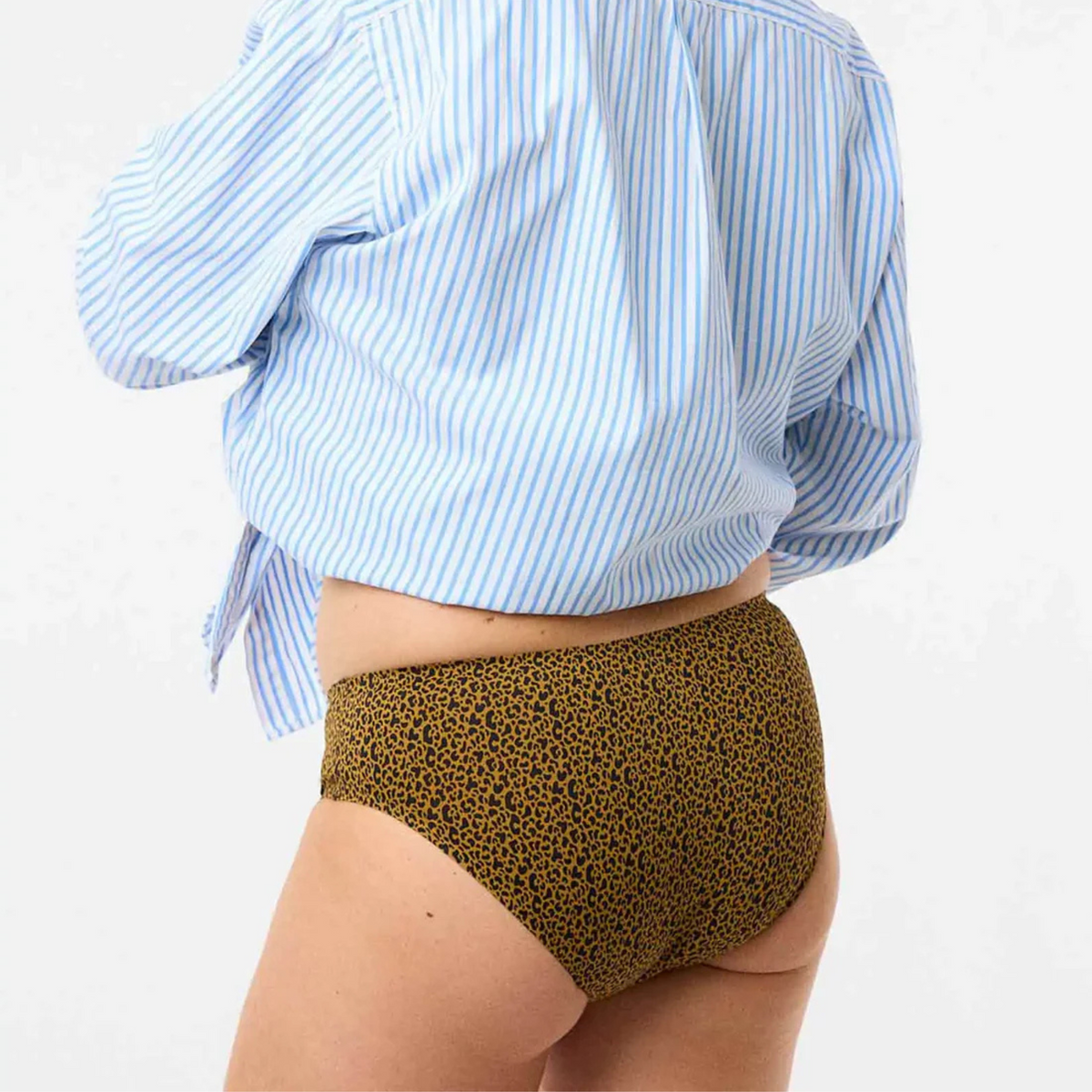 Culotte menstruelle SÉLÉNÉ - Flux moyen - Léopard