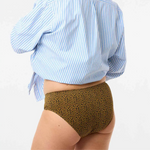 Culotte menstruelle SÉLÉNÉ - Flux moyen - Léopard