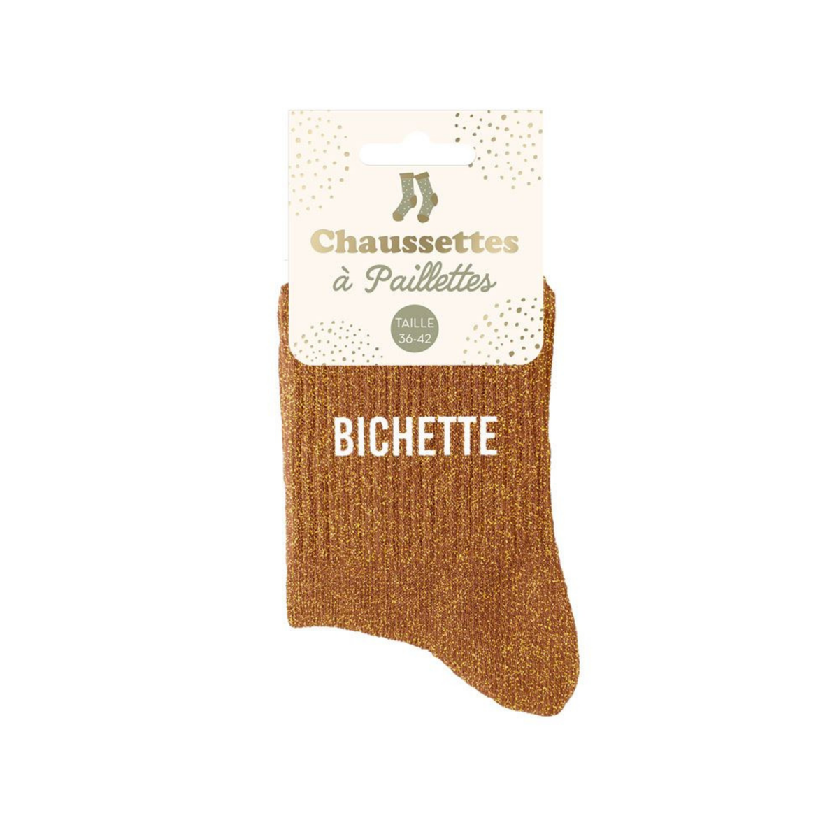 Chaussettes Bichette TU - Marron