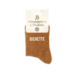 Chaussettes Bichette TU - Marron