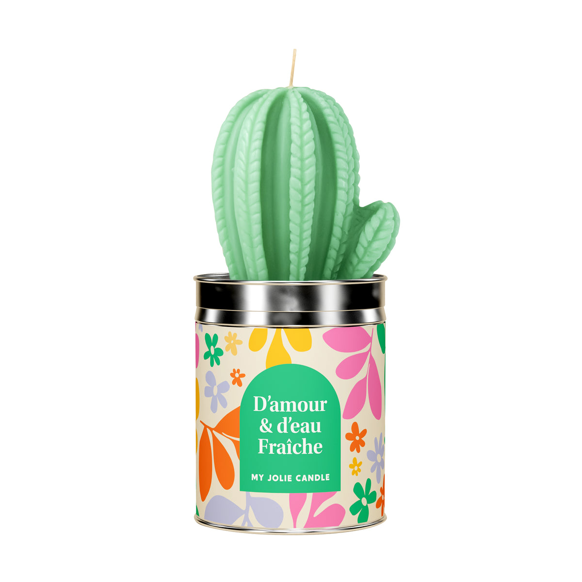 Bougie Cactus - D'Amour et D'Eau Fraîche