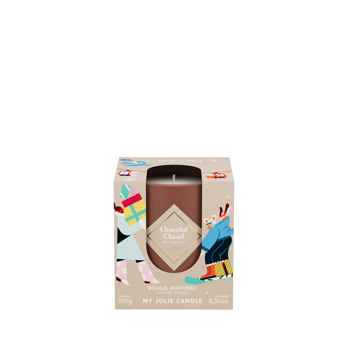 Bougie parfumée -  180G Chocolat chaud