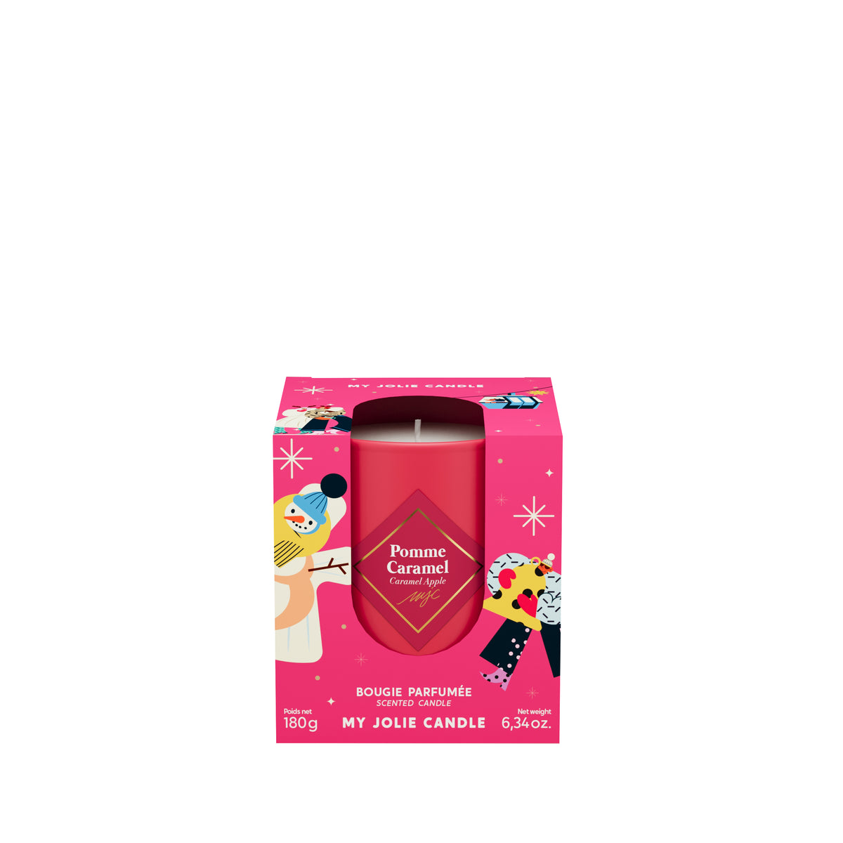 Bougie parfumée 180G - Pomme caramel